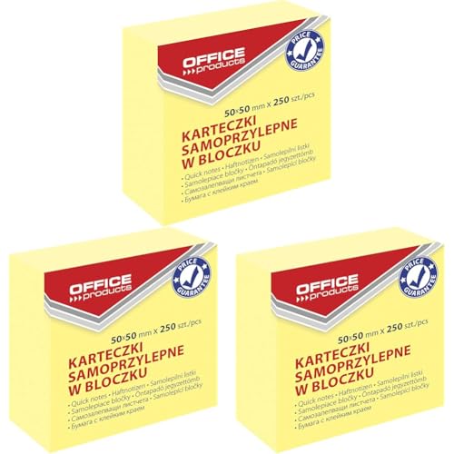 OFFICER PRODUCTS Mini-Selbstklebend Haftnotizen Gelb Basic/ 50 x mm/ 1 x 250 Blatt/Klebezettel Notes Würfel Haftnotizzettel Sticky Memo Notizblöcke Quadratisch für Büro Schule, 14048211-06 OFFICER PRODUCTS Mini-Selbstklebend Haftnotizen Gelb Basic/ 50 x mm/ 1 x 250 Blatt/Klebezettel Notes Würfel Haftnotizzettel Sticky Memo Notizblöcke Quadratisch für Büro Schule, 14048211-06 von OFFICER PRODUCTS