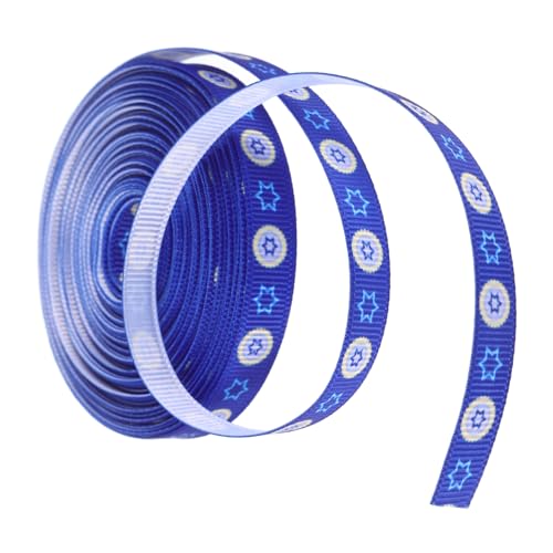 OFFIGAM 1Rolle Geschenkverpackungsband Elegantes DIY Band Leuchtenden Farben Yards für Chanukka Weihnachtsdeko und Bastelprojekte Strapazierfähig OFFIGAM 1Rolle Geschenkverpackungsband Elegantes DIY Band Leuchtenden Farben Yards für Chanukka Weihnachtsdeko und Bastelprojekte Strapazierfähig von OFFIGAM