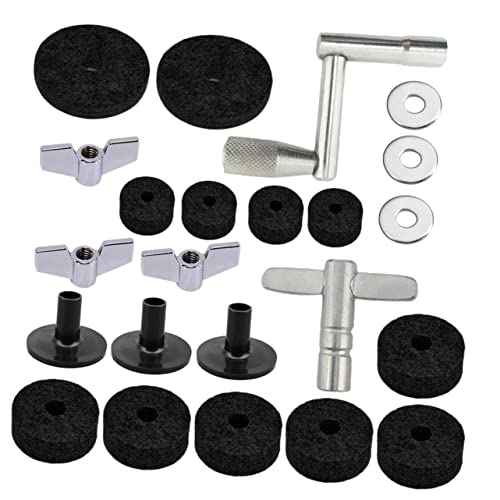 OFFIGAM 1Satz Antiskid Drum Filzpolstern Langlebiges Zymbalfilm für Trommeln Teilig Einfach zu Installieren für Verschiedene Drum Kits und Professionelle OFFIGAM 1Satz Antiskid Drum Filzpolstern Langlebiges Zymbalfilm für Trommeln Teilig Einfach zu Installieren für Verschiedene Drum Kits und Professionelle von OFFIGAM