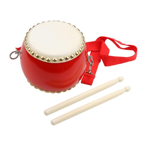 OFFIGAM 1Satz Handtrommel für Rote Percussion Trommel mit Schlägeln Lernspielzeug zur Musikalischer Fähigkeiten und Rhythmusgefühl für Kleine Musikliebhaber OFFIGAM 1Satz Handtrommel für Rote Percussion Trommel mit Schlägeln Lernspielzeug zur Musikalischer Fähigkeiten und Rhythmusgefühl für Kleine Musikliebhaber von OFFIGAM