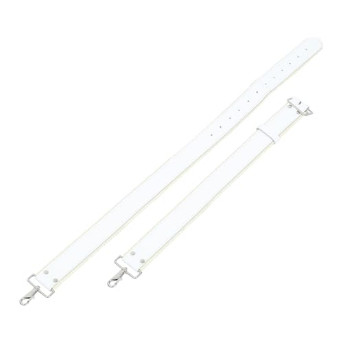 OFFIGAM 1Stück Verstellbarer Snare Drum Schulterriemen Langlebiger Trommelgurt Trommelzubehör für Militärtrommel Snare Trommel Taillentrommel Weiß von OFFIGAM