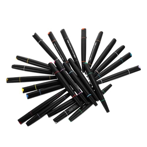 OFFIGAM 24 Stück Acrylmarker schreibkladde glasmalerei artist pen Skizzierstift Bastelstift Farbstifte für den Haushalt Zeichenstifte tragbare Farbstifte malen Sie Markierungen Plastik von OFFIGAM
