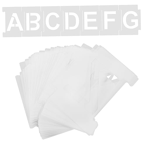 OFFIGAM 26 Stück Alphabet-Malvorlage groß Scrapbooking Zeichnung Malerei Wand Vinyl schablonen wiederverwendbare Buchstabenschablone nützliche Malvorlagen das Haustier Weiß OFFIGAM 26 Stück Alphabet-Malvorlage groß Scrapbooking Zeichnung Malerei Wand Vinyl schablonen wiederverwendbare Buchstabenschablone nützliche Malvorlagen das Haustier Weiß von OFFIGAM