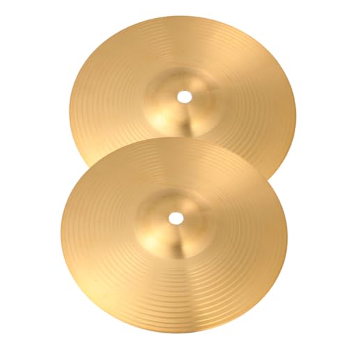 OFFIGAM 2Stücke Jazz Drum Becken Hochwertige Messing Trommelbecken für Ersatzteile Anpassung für Jazz Drum Sets Klarer und Ansprechendes Design OFFIGAM 2Stücke Jazz Drum Becken Hochwertige Messing Trommelbecken für Ersatzteile Anpassung für Jazz Drum Sets Klarer und Ansprechendes Design von OFFIGAM