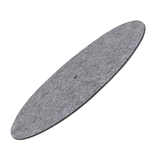 OFFIGAM Filz Plattenspielermatte für Schallplattenspieler Rutschfeste Vinyl Slipmat mit Klangverbesserung Elegantes Design Universelle Passform für Optimale Stabilität von OFFIGAM