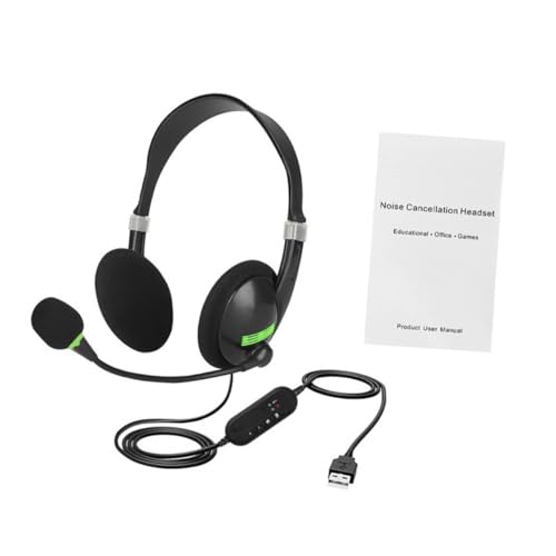 OFFIGAM Kopfhörer Kabelloses Noise Cancelling Headset Mit Kabelgebundenem Sound Kopfhörer Kopfhalterung Computerkopfhörer Cooler Spielekopfhörer Komfortabler Gaming Kopfhörer von OFFIGAM