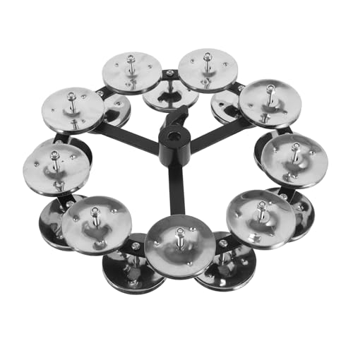 OFFIGAM Tamburin Hihat Doppelreihe mit Stahlplatten Verarbeitung für Schlagzeug für Präzisen Rhythmus und Musikalischen Ausdruck Hochwertiges Beckenzubehör für Musiker OFFIGAM Tamburin Hihat Doppelreihe mit Stahlplatten Verarbeitung für Schlagzeug für Präzisen Rhythmus und Musikalischen Ausdruck Hochwertiges Beckenzubehör für Musiker von OFFIGAM