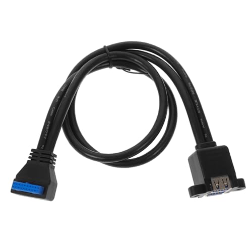 OFFSCH 1 Satz USB Motherboard Verlängerungskabel mit Dual USB Ports für Desktop Motherboards Interner Adapter mit Montagemöglichkeit Einfache Installation Hohe Übertragungsgeschwindigkeit OFFSCH 1 Satz USB Motherboard Verlängerungskabel mit Dual USB Ports für Desktop Motherboards Interner Adapter mit Montagemöglichkeit Einfache Installation Hohe Übertragungsgeschwindigkeit von OFFSCH
