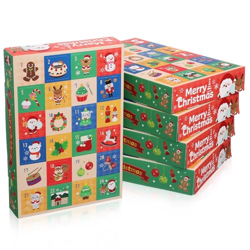 OFFSCH 10 Stück 24-Grid-Weihnachts-Geschenkbox boxen Vorabend Weihnachtskalender-Countdown Weihnachten Adventskalender 2024 Form thematisiert für Papierschachteln Kleine Behandlungskästen OFFSCH 10 Stück 24-Grid-Weihnachts-Geschenkbox boxen Vorabend Weihnachtskalender-Countdown Weihnachten Adventskalender 2024 Form thematisiert für Papierschachteln Kleine Behandlungskästen von OFFSCH