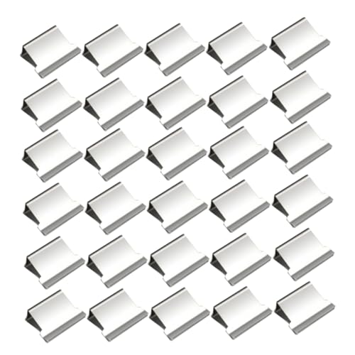 OFFSCH 100 Stück Rutschfeste Clip-nachfüllpackungen, Büroklammer-clips, Handschieber, Nachfüllclips, Wiederverwendbar, Zum Befestigen Von Tests, Silberfarben OFFSCH 100 Stück Rutschfeste Clip-nachfüllpackungen, Büroklammer-clips, Handschieber, Nachfüllclips, Wiederverwendbar, Zum Befestigen Von Tests, Silberfarben von OFFSCH