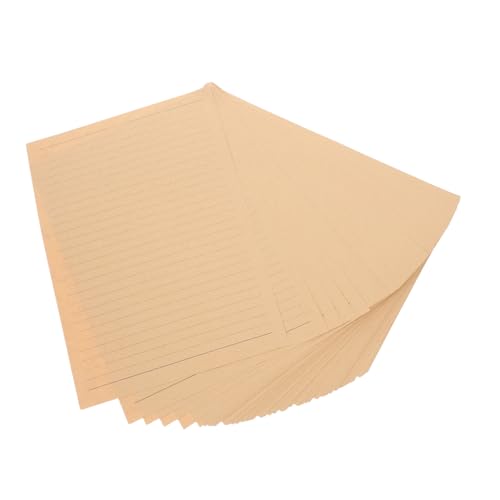 OFFSCH 100 Stück Vintage Briefpapier Leeres Blatt Dekoratives Briefpapier Süßes Briefpapier Handgefertigtes Papier Kindergarten-briefpapier Altes Papier Für Briefe Khaki Kraftpapier OFFSCH 100 Stück Vintage Briefpapier Leeres Blatt Dekoratives Briefpapier Süßes Briefpapier Handgefertigtes Papier Kindergarten-briefpapier Altes Papier Für Briefe Khaki Kraftpapier von OFFSCH