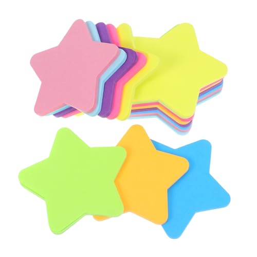 OFFSCH 16 Stücke Stern Klebrige Notizblöcke Tragbare Selbstklebende Memo Pads Planer Memo Aufkleber Für Home Office Klassenzimmer von OFFSCH