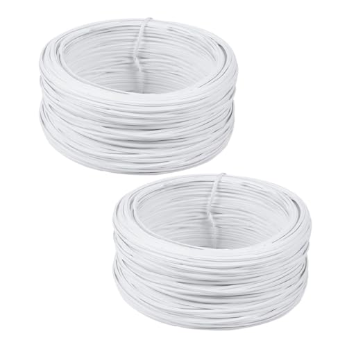 OFFSCH 2 Rollen Beschichteter Draht Vinyl Pflanzengarten Dünner Bindedraht Spalierdraht Flacher Draht Pvc Umwickelter Draht Bindedraht Aus Eisen Bindedraht Verzinkter Eisendraht OFFSCH 2 Rollen Beschichteter Draht Vinyl Pflanzengarten Dünner Bindedraht Spalierdraht Flacher Draht Pvc Umwickelter Draht Bindedraht Aus Eisen Bindedraht Verzinkter Eisendraht von OFFSCH