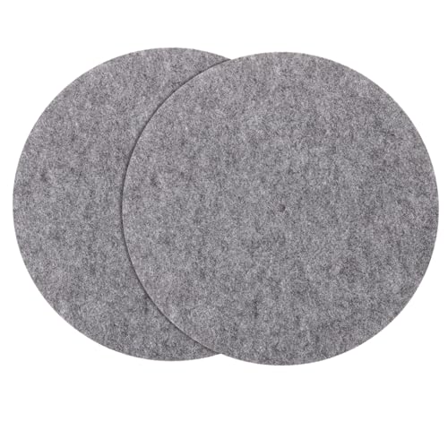 OFFSCH 2 Stück Rekordmatte Schutzmatte Für Schallplatten Rekord-slipmat Schutzmatte Aufzeichnen Plattenspieler Rutschmatte Vinyl-schallplattenmatte Aus Filz Vinyl-rutschmatte Grau Gefühlt OFFSCH 2 Stück Rekordmatte Schutzmatte Für Schallplatten Rekord-slipmat Schutzmatte Aufzeichnen Plattenspieler Rutschmatte Vinyl-schallplattenmatte Aus Filz Vinyl-rutschmatte Grau Gefühlt von OFFSCH