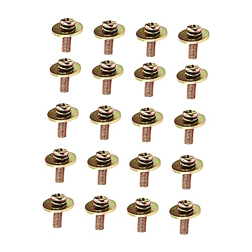 OFFSCH 20 Stück Snare Drum Lug Hooks Metall Ersatzschrauben Für Trommelmontage von OFFSCH