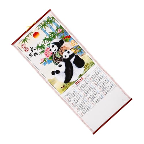 OFFSCH 2025 Jahr des Drachenkalenders Kalender aus Rattangeflecht chinesischer Mondkalender chinesischer wandkalender bauernkalender zarter Kalender Wohnaccessoire empfindlich China Büro von OFFSCH