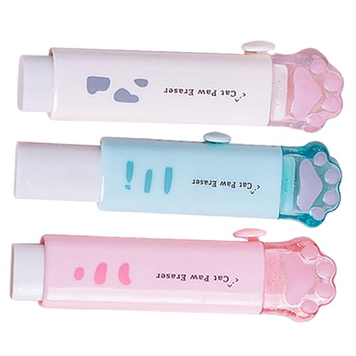 OFFSCH 3Stücke Süße Katzenpfoten Radiergummis Einziehbare Kawaii Radiergummis für Bleistifte und Tragbar für Künstler OFFSCH 3Stücke Süße Katzenpfoten Radiergummis Einziehbare Kawaii Radiergummis für Bleistifte und Tragbar für Künstler von OFFSCH