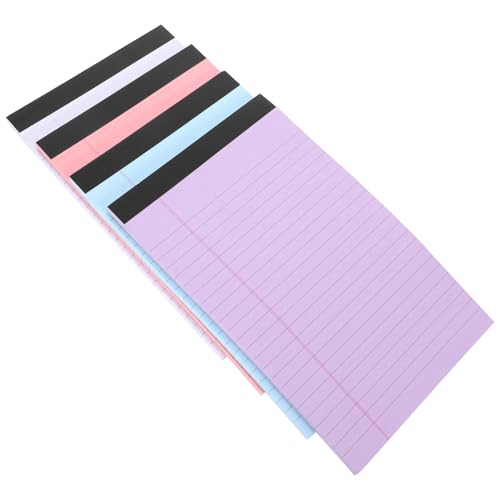OFFSCH Notizbücher aus breit liniertem Papier 4er-Pack Notizblöcke mit rechtlichen Hinweisen undatierter Notizblock für das Home-Office OFFSCH Notizbücher aus breit liniertem Papier 4er-Pack Notizblöcke mit rechtlichen Hinweisen undatierter Notizblock für das Home-Office von OFFSCH