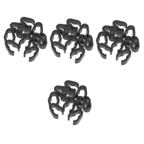 OFFSCH 40 Stk Mikrofonclip Mikrofonkabelclip Kabelclip Für Mikrofon Mikrofone Auslegerstange Stangenklemmen Kabeldrahtklemmen Inhaber Kabelklemmen Für Mikrofonstative Kabelclips Plastik von OFFSCH