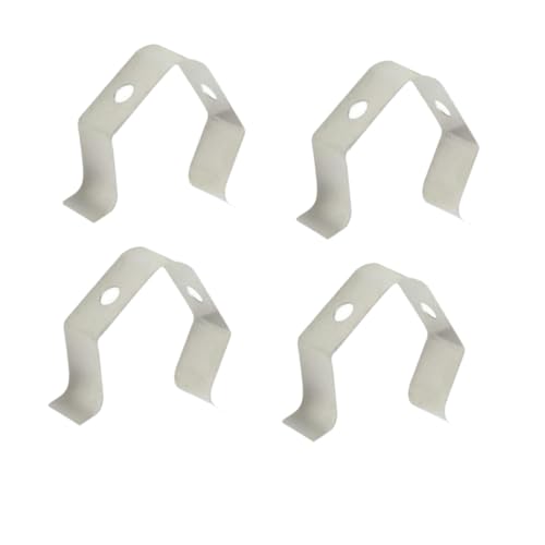 OFFSCH 4Stücke Bbq Thermometer Sondenclip Halter für Grill und Ofentemperaturmessung Flexibles Zubehör für Räucheröfen und Tragbar zu Bedienen Reinigen Silber von OFFSCH