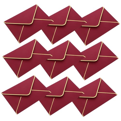 OFFSCH 50Stücke Einladungskartenumschläge Dekorative Hochzeitsumschläge mit Goldener Folienkante Multifunktionale Umschläge für Grußkarten Festliche Einladungen und Dankeskarten OFFSCH 50Stücke Einladungskartenumschläge Dekorative Hochzeitsumschläge mit Goldener Folienkante Multifunktionale Umschläge für Grußkarten Festliche Einladungen und Dankeskarten von OFFSCH