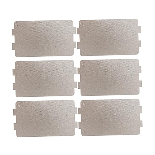 OFFSCH 6er-pack Glimmerblätter Für Mikrowellenherde Ersatzteil-abdeckung Isoliert 11 6 X 6 5 Cm von OFFSCH