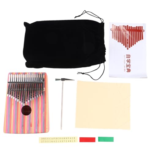 OFFSCH Kalimba Klavier aus Akazienholz Tasten Tragbares Musikinstrument für Anfänger Vollständigem Zubehörset für Musikliebhaber OFFSCH Kalimba Klavier aus Akazienholz Tasten Tragbares Musikinstrument für Anfänger Vollständigem Zubehörset für Musikliebhaber von OFFSCH