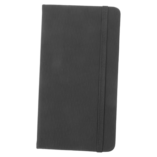 OFFSCH Kompaktes Taschenjournal Mit Gummiband, Kleines Notizbuch, Mini-notizblöcke Für Männer Und Frauen, Reisen, Arbeit Und Den Täglichen Gebrauch, Hardcover, Grau von OFFSCH