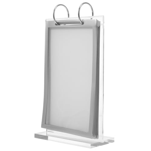 OFFSCH Menühalter Aus Stabiler Preishalter Mit Sockel Design Für Restaurant Und Büro Für Ansprechende Präsentationen Von Angeboten Vertikal von OFFSCH