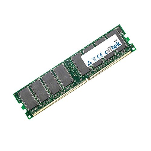 OFFTEK 1GB Ersatz Arbeitsspeicher RAM Memory für SOTEC PC Station PT8000 (Athlon64X2 4400+/2.2G) (PC3200 - Non-ECC) Desktop-Speicher von OFFTEK