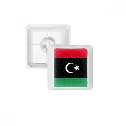 OFFbb libyen nationalFahnege Afrika Land pbt Tastenkappen für mechanische Tastatur weiß OEM Keine markierung drucken von OFFbb