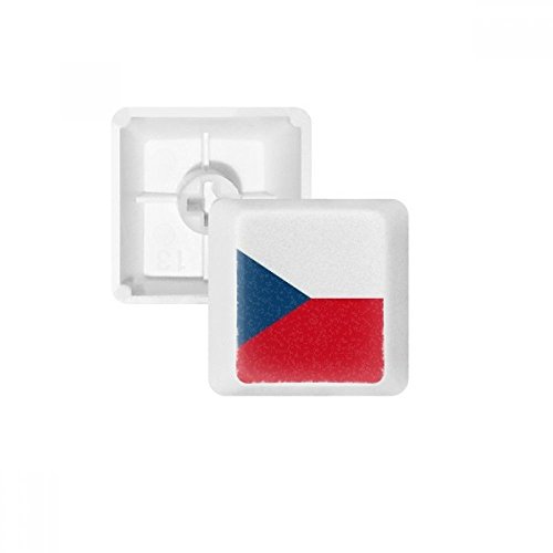 PBT Tastenkappen für mechanische Tastatur, Motiv: Tschechische Nationalflagge Europa, Weiß, OEM, Keine Markierung Mehrfarbig Mehrfarbig R2 von OFFbb