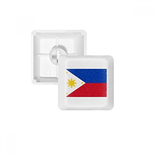 Philippinen National Flagge Asien Country PBT Tastenkappen für Mechanische Tastatur weiß OEM-Nr. Markieren Print Mehrfarbig Mehrfarbig R1 von OFFbb