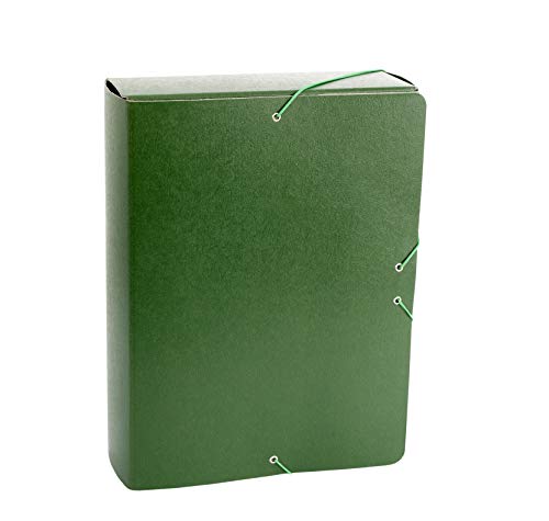 Carpeta Proyecto Gofrado Resistente con Gomas Elasticas Grosor 9cm Color Verde von OFITURIA