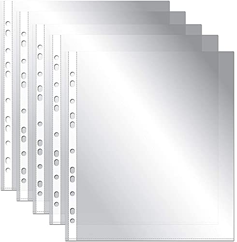 OFITURIA COM0067 Pack 20 - Fundas Perforadas Multitaladro Para Folios, 100 Unidades, Fabricadas En Polypropylen (80 MICRAS) Piel de Naranja von OFITURIA
