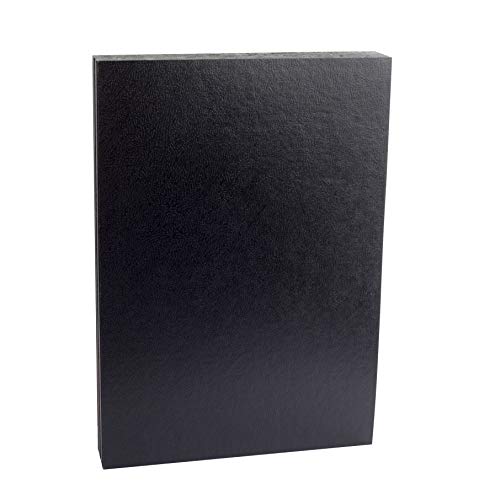 Pack 50 Tapas de Encuadernar A3 Carton 750g Color Negro von OFITURIA