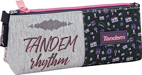 Estuche Organizador Escolar Tandem Music | Estuche de Cremallera Metalica Gruesa, Estuche Gran Capacidad Rectangular con Bolsillo de Único Compartimento - Medidas 21 x 9 x 5 cm von OFITURIA