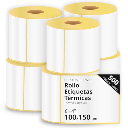 Thermische Etiketten, Selbstklebende Thermoaufkleber für Etikettendrucker, Drucken und Personalisieren Sie Ihre Etiketten für Sendungen Produkte, Etikettengröße 100x150mm - Ofituria (12000 Etiketten) Thermische Etiketten, Selbstklebende Thermoaufkleber für Etikettendrucker, Drucken und Personalisieren Sie Ihre Etiketten für Sendungen Produkte, Etikettengröße 100x150mm - Ofituria (12000 Etiketten) von OFITURIA