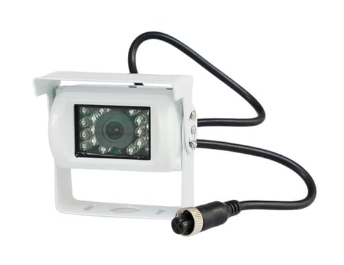 RüCkfahrkamera Nachtsicht 4PIN HD IR Nachtsicht Auto Rückansicht Rückfahrkamera Für LKW Van Bus LKW Weiß Screen Monitor(Non-Mirror Image) von OGJFD