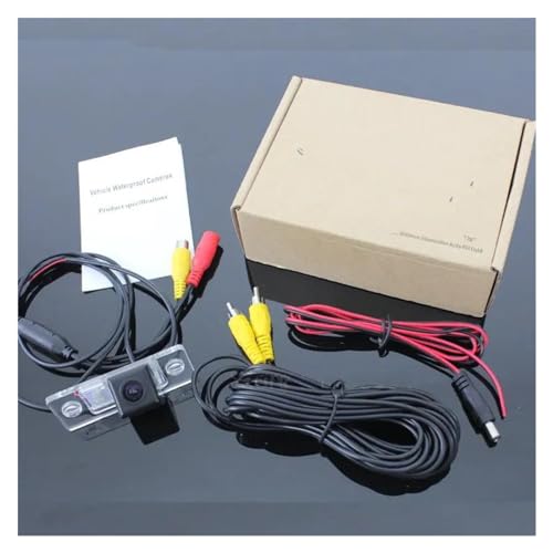 RüCkfahrkamera Nachtsicht Halterung Halter Für Rückansicht Kamera FÜR VW FÜR Golf FÜR Touran FÜR Jetta FÜR Bora FÜR GLI FÜR Sagitar FÜR Vento Screen Monitor(A Set Camera) von OGJFD