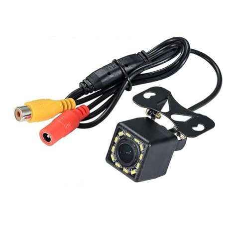 RüCkfahrkamera Nachtsicht Weitwinkel HD Auto Rückfahrkamera Rückansicht Video Fahrzeug Kamera Backup Reverse Kamera 12 Nachtsicht Parkplatz Kamera Screen Monitor(12 LED Camera) von OGJFD