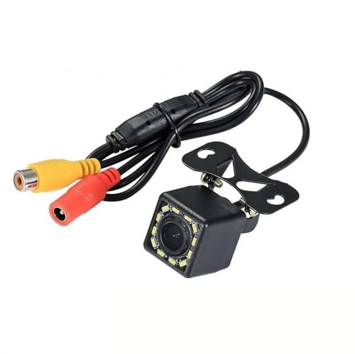 RüCkfahrkamera Nachtsicht Weitwinkel HD Auto Rückfahrkamera Rückansicht Video Fahrzeug Kamera Backup Reverse Kamera 12 Nachtsicht Parkplatz Kamera Screen Monitor(12 LED Set) von OGJFD