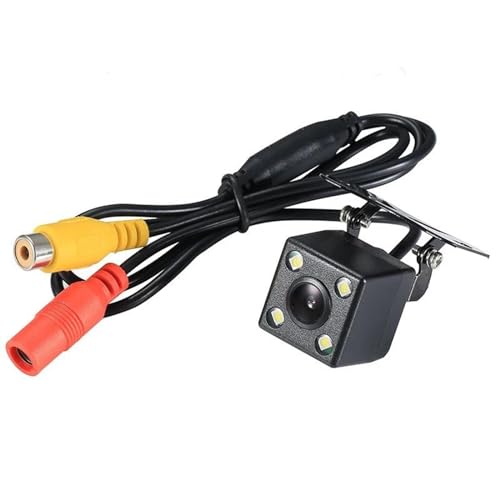 RüCkfahrkamera Nachtsicht Weitwinkel HD Auto Rückfahrkamera Rückansicht Video Fahrzeug Kamera Backup Reverse Kamera 12 Nachtsicht Parkplatz Kamera Screen Monitor(4 LED Camera) von OGJFD