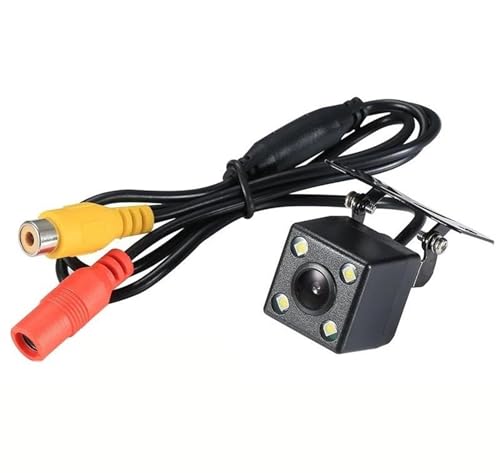 RüCkfahrkamera Nachtsicht Weitwinkel HD Auto Rückfahrkamera Rückansicht Video Fahrzeug Kamera Backup Reverse Kamera 12 Nachtsicht Parkplatz Kamera Screen Monitor(4 LED Set) von OGJFD