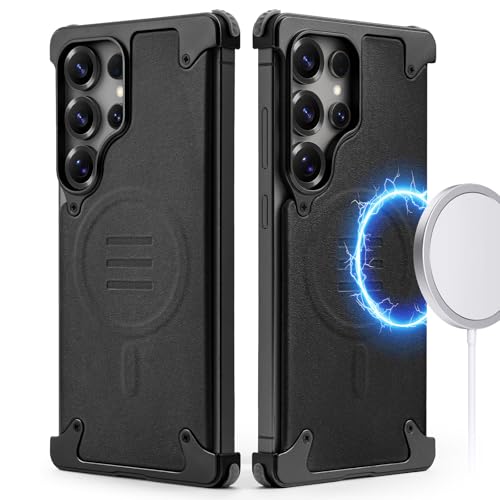 OGRANEE Rahmenlose Schutzhülle aus Metall für Samsung Galaxy S25 Ultra, kompatibel mit Magsafe, Rahmen aus Aluminiumlegierung, minimalistisch, stoßfest, schlank, hart, ultradünn, magnetisch, kühl OGRANEE Rahmenlose Schutzhülle aus Metall für Samsung Galaxy S25 Ultra, kompatibel mit Magsafe, Rahmen aus Aluminiumlegierung, minimalistisch, stoßfest, schlank, hart, ultradünn, magnetisch, kühl von OGRANEE