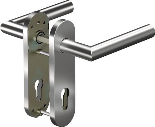 Ogro Kurzschildgarnitur CORE+ 8906 8 mm/7051K WC 78MM VA ER WC rd Drückergrt. von OGRO