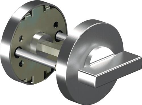 Ogro Schlüsselrosette 7122 WC AL Alu.F1 Schildst.9mm WC rd. OGRO 90055000369 von OGRO