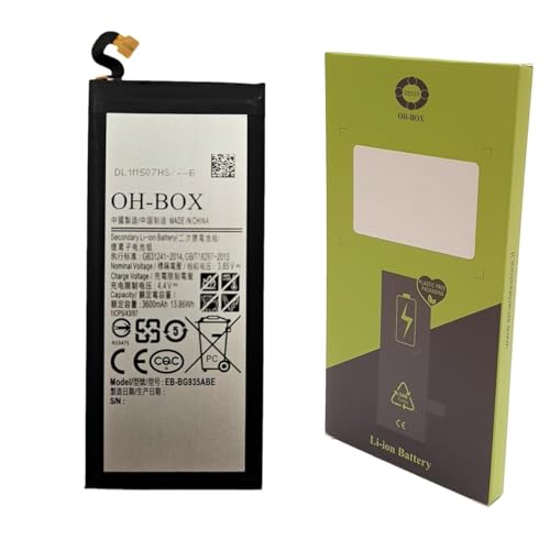 OH-BOX® Akku kompatibel mit Samsung EB-BG935ABE Galaxy S7 Edge (SM-G935F, SM-G9350) von OH-BOX