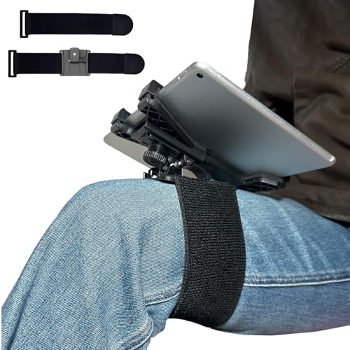 OHLPRO Pilot-Kniebrett für iPad und Tablets mit einer Größe von 17,8 - 27,9 cm (7 - 11 Zoll), verbessertes 2er-Pack, elastisches Band für sicheren Sitz am Oberschenkel, verstellbare Betrachtungswinkel von OHLPRO