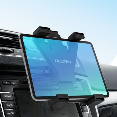 OHLPRO Tablet Halterung für Auto CD-Schlitz, Universelle iPad Halterung für 7-11 Zoll Tablets, CD-Schlitz Tablet Halter für Navigation & Unterhaltung, Stabil & Einstellbar von OHLPRO